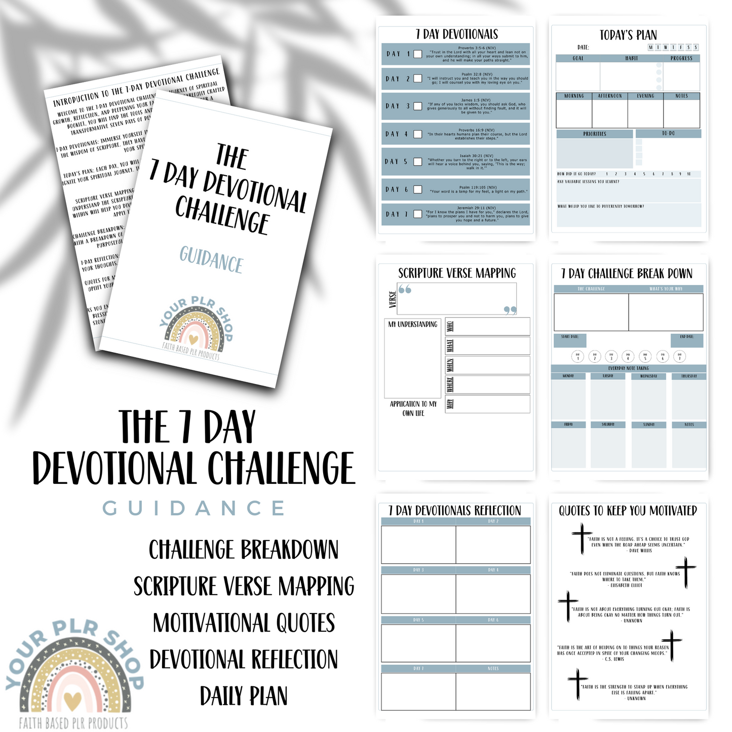 7 Day Devotional Challenge - GUIDANCE (PLR License Included)