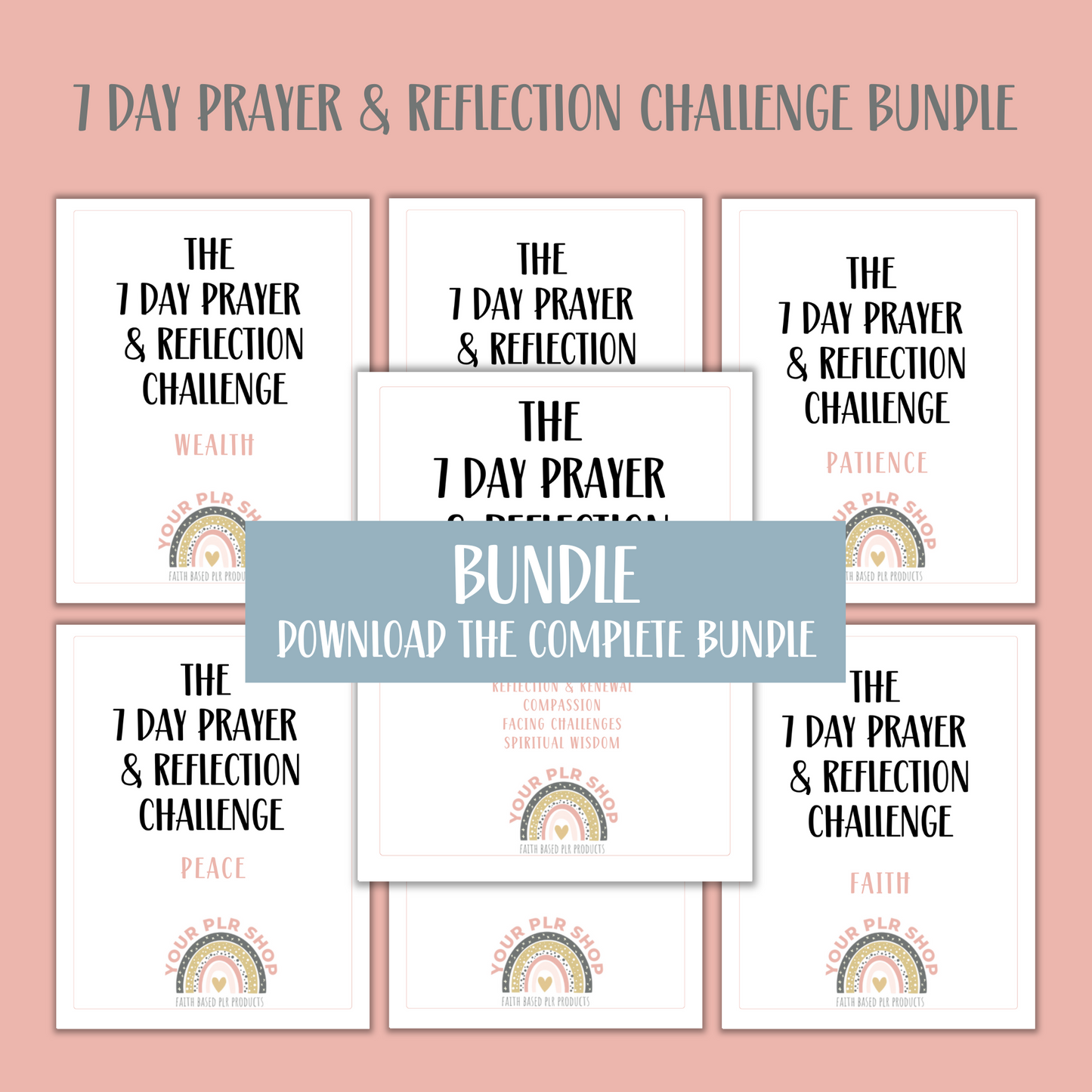 7 Day PLR Prayer and Reflection Challenge BUNDLE
