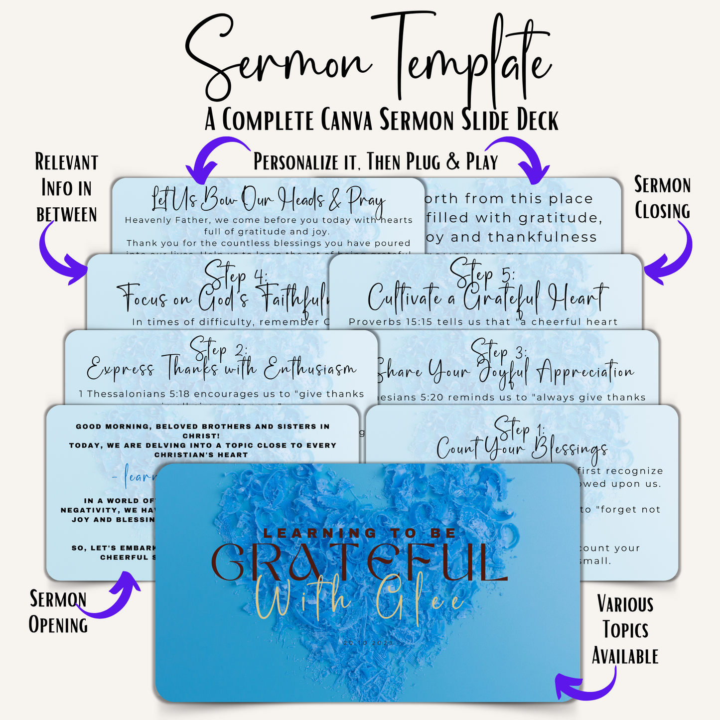 PLR Sermon Template - Learning to be Grateful