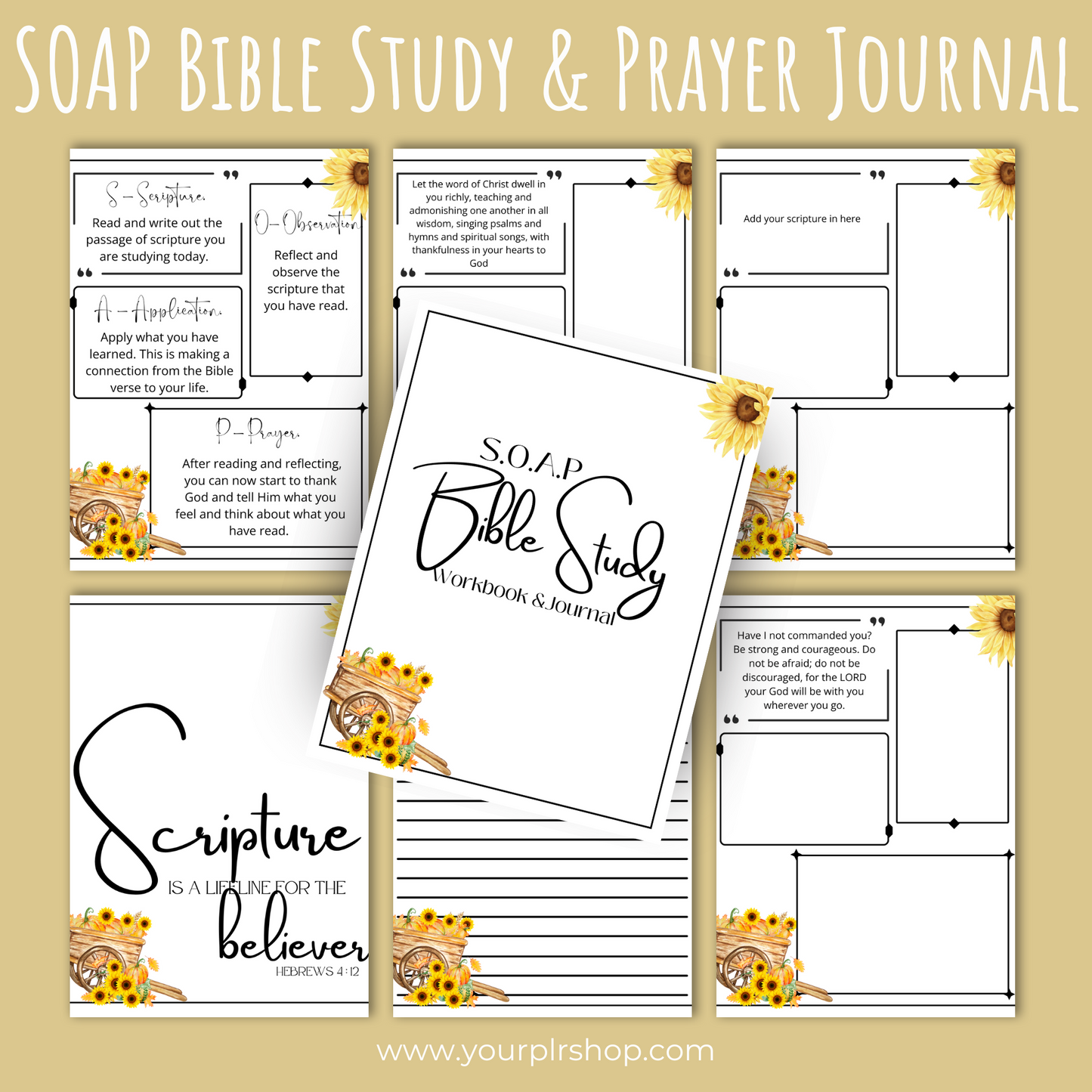SOAP Bible Study and Prayer Journal