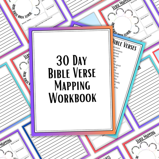 30 Day PLR Bible Verse Mapping Workbook