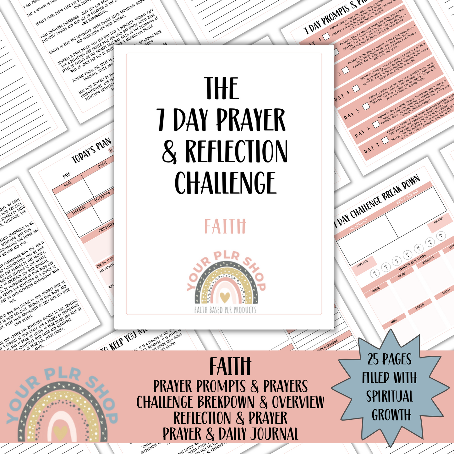 7 Day Prayer Challenge - FAITH ( PLR License Included)