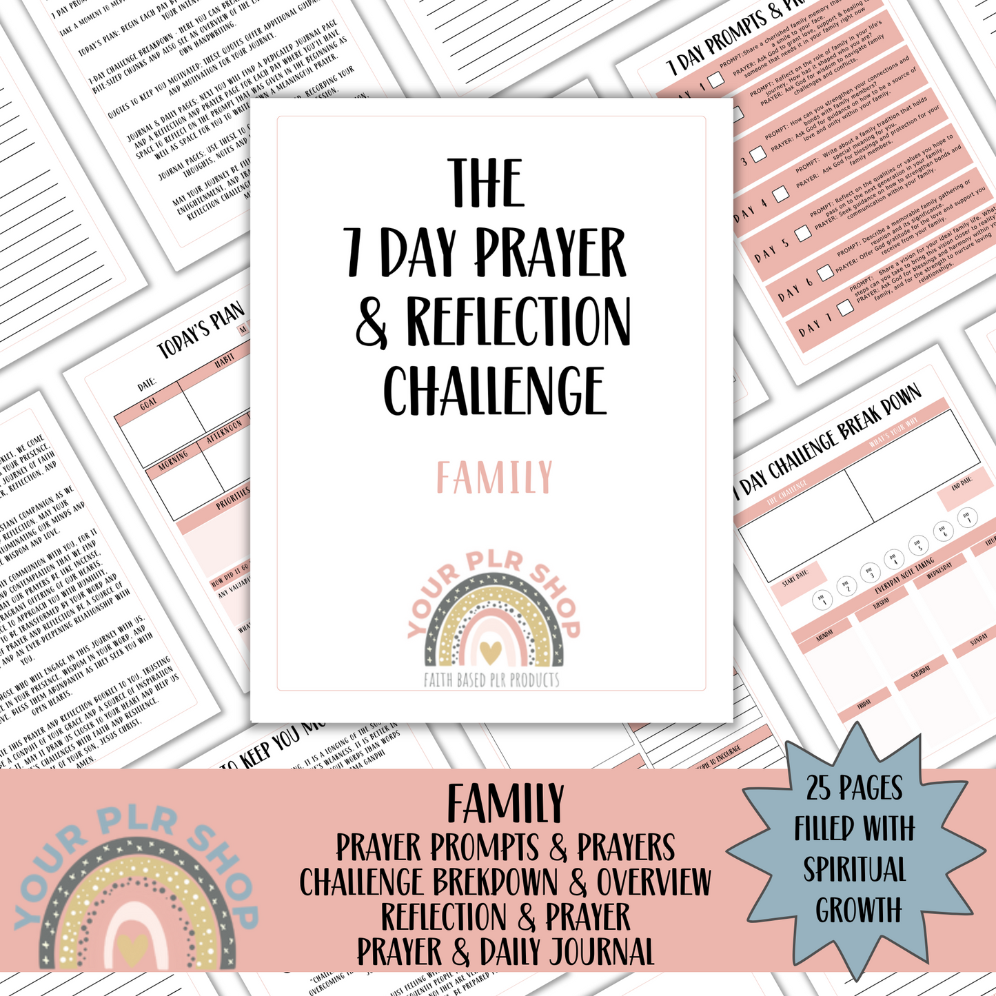 7 Day Prayer Challenge - FAMILY (PLR License Included)