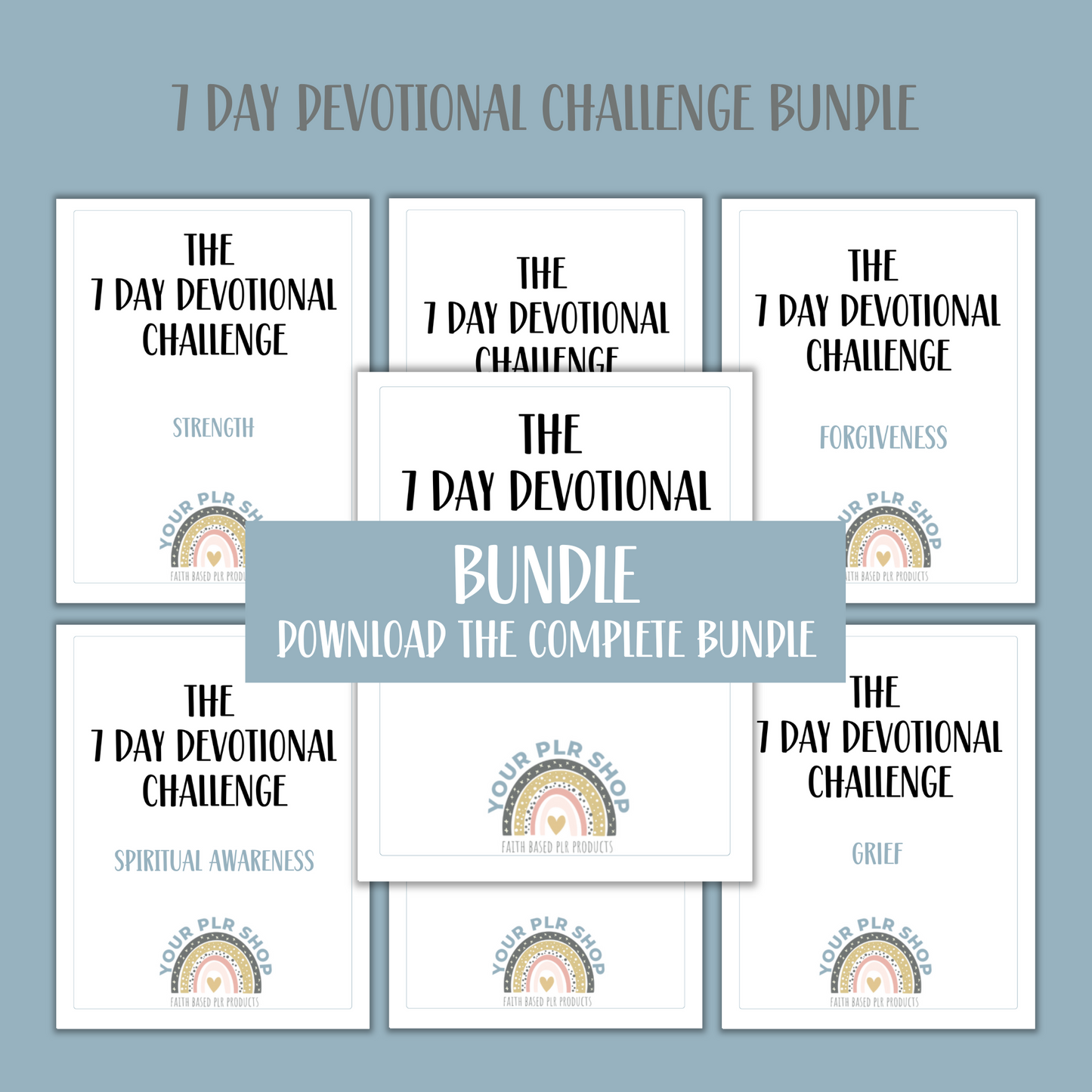 7 Day PLR Devotional Challenge Bundle