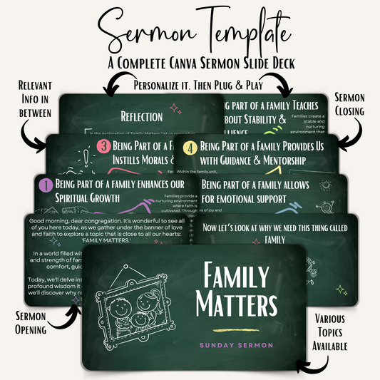 PLR Sermon Template -  Family Matters