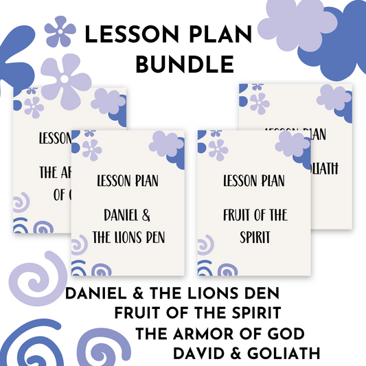 Inspiring Sunday School Lesson Plan BUNDLE