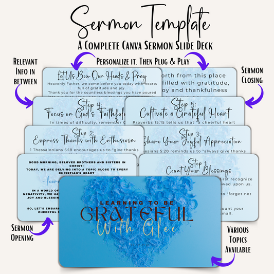 PLR Sermon Template -  Learning to be Grateful