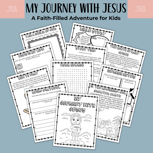 "My Journey with Jesus" PLR Journal for Kids