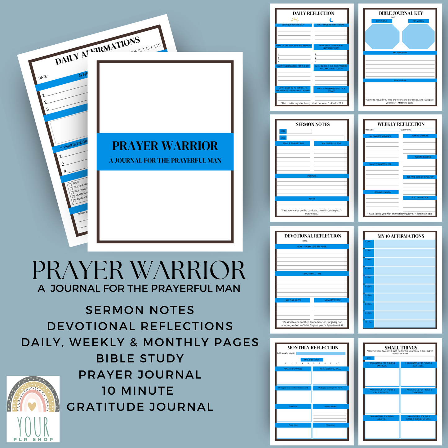 A Complete PLR Prayer and Gratitude Journal : Prayerful Warrior