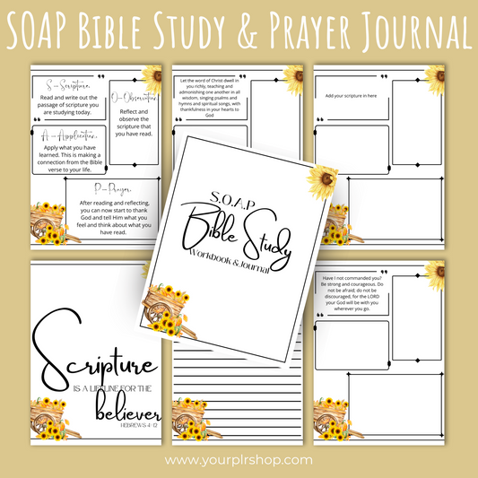 SOAP Bible Study and Prayer Journal