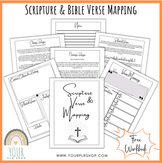 Scripture Verse Mapping PLR Workbook