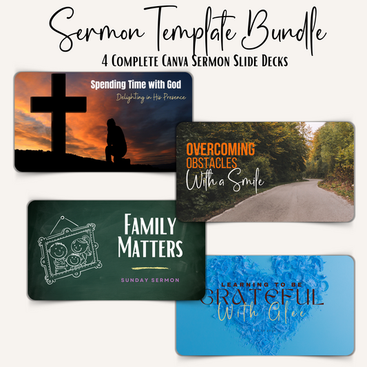 PLR Sermon Templates BUNDLE