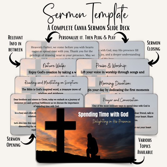 PLR Sermon Template -  Spending time with God