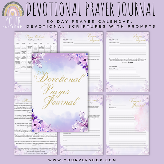 PLR Devotional Prayer Journal